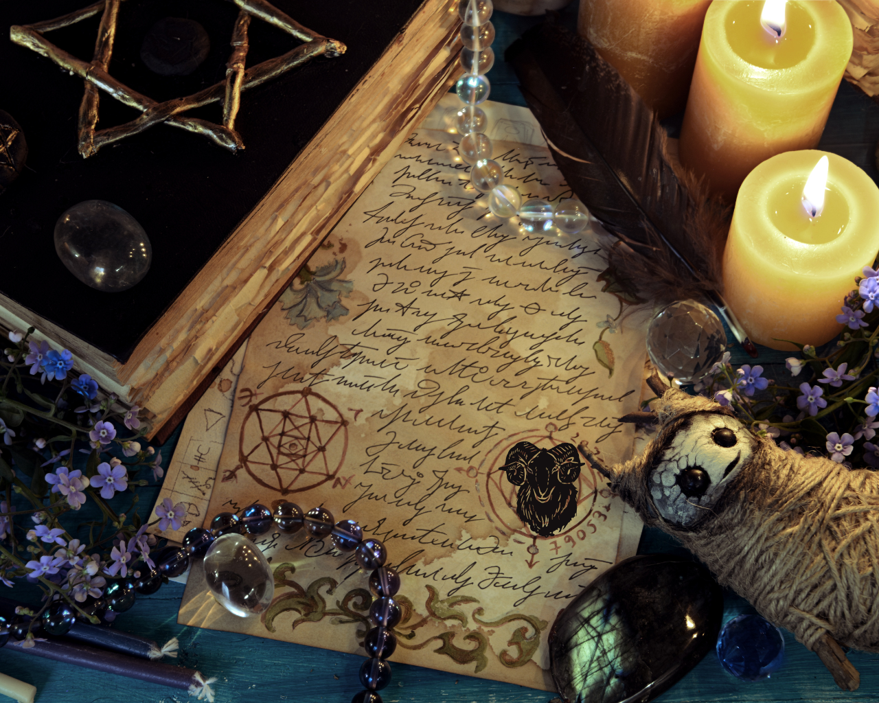 Grimoire de sorcière